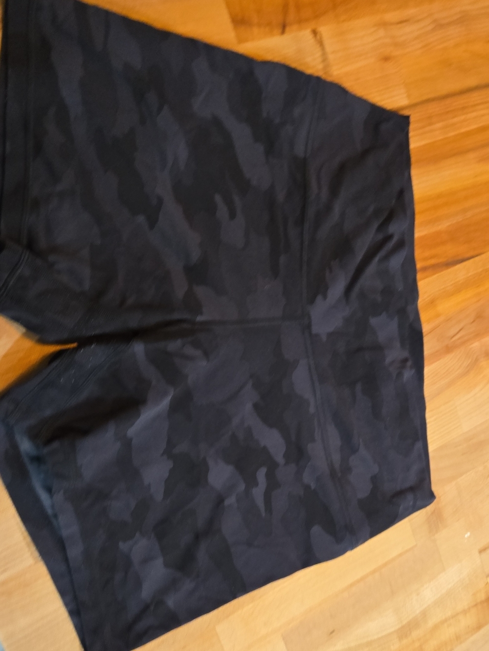 lululemon athletica Women's Black Camo Bike Shorts